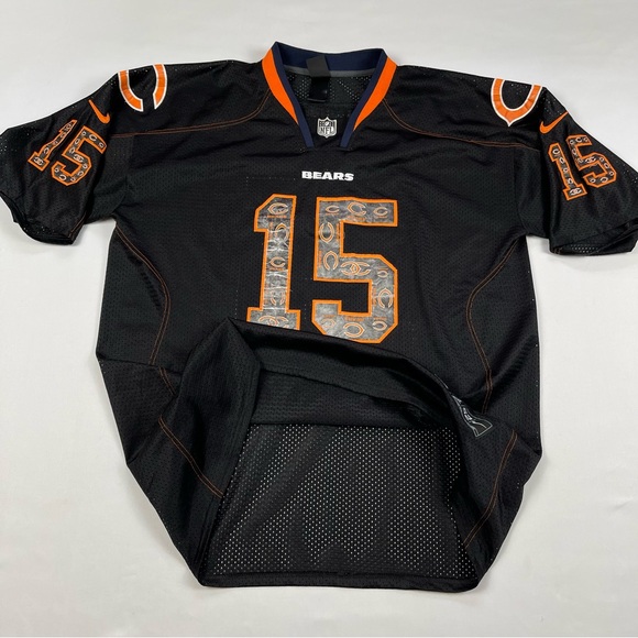 BRANDON MARSHALL Chicago Bears #15 Nike Onfield  NFL Black Jersey Size: 52 - Picture 5 of 16